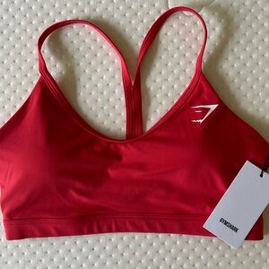 Gymshark Vibrant Raspberry Red Sports Bra